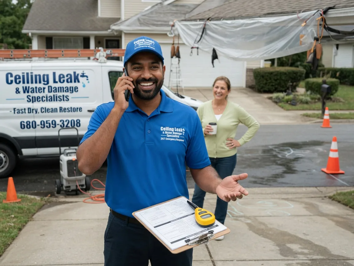 Ceiling Leak Cleanup Lake Dallas, TX FAQs
